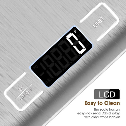 10kg Digital Kitchen & Coffee Scale with Tare Function