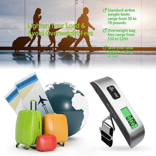 Electronic Hanging Luggage Scale 50kg