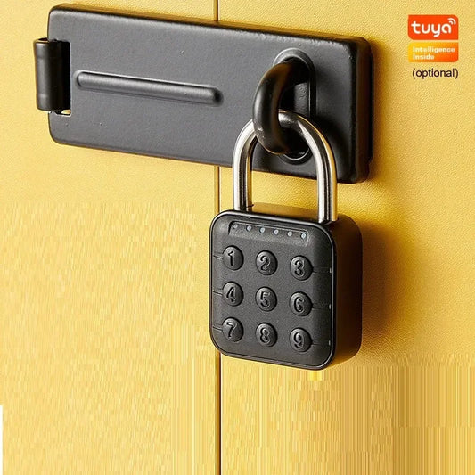 Tuya Smart Biometric Padlock – Fingerprint & Password Lock